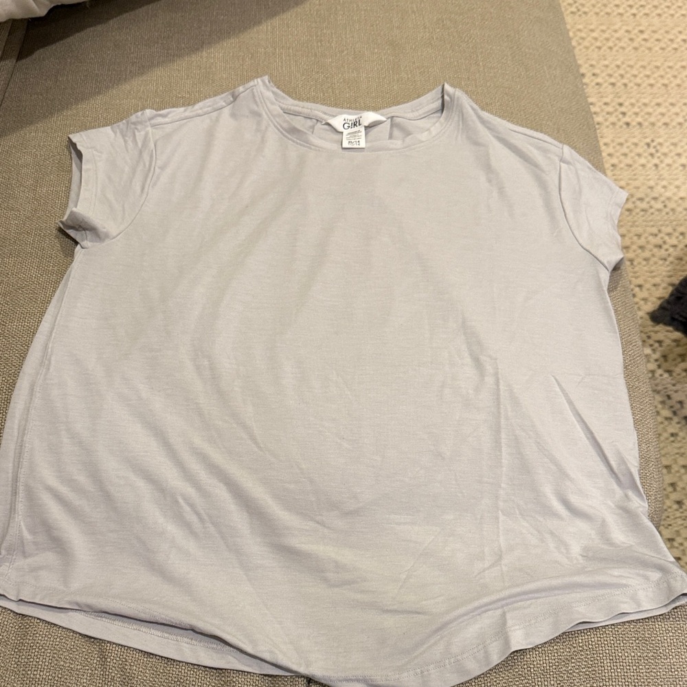 Athleta girl Light Gray Short Sleeve Tee